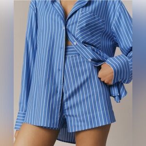 Reformations Striped Poplin Set
